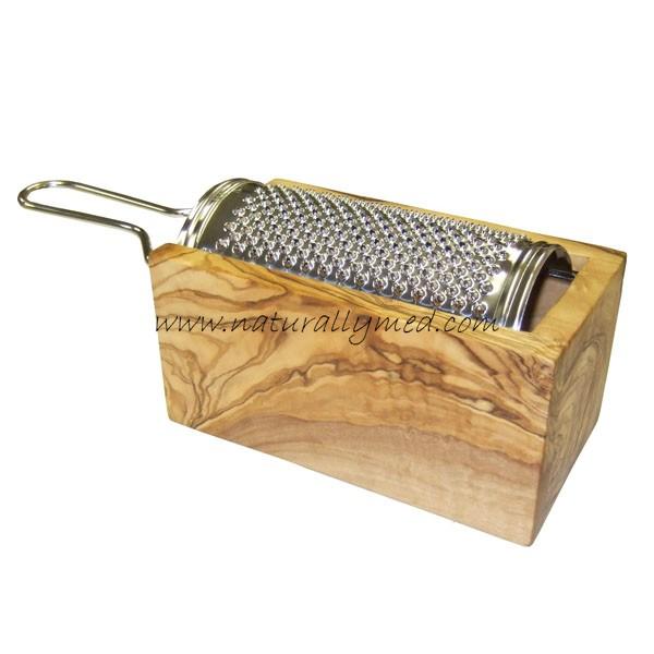 olive wood cheese grater naturally med