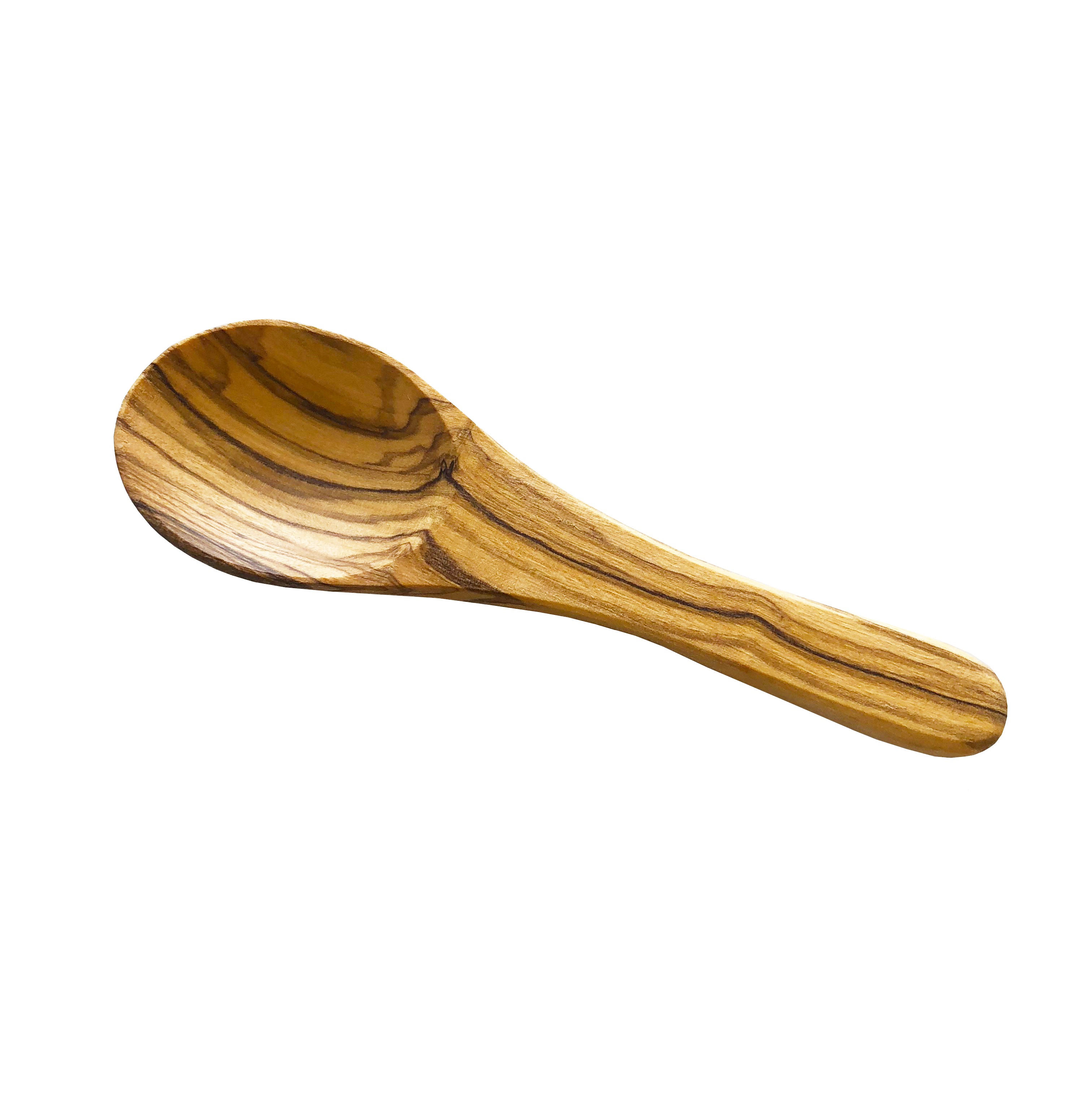 Olive Wood Salt Spoon Naturally Med
